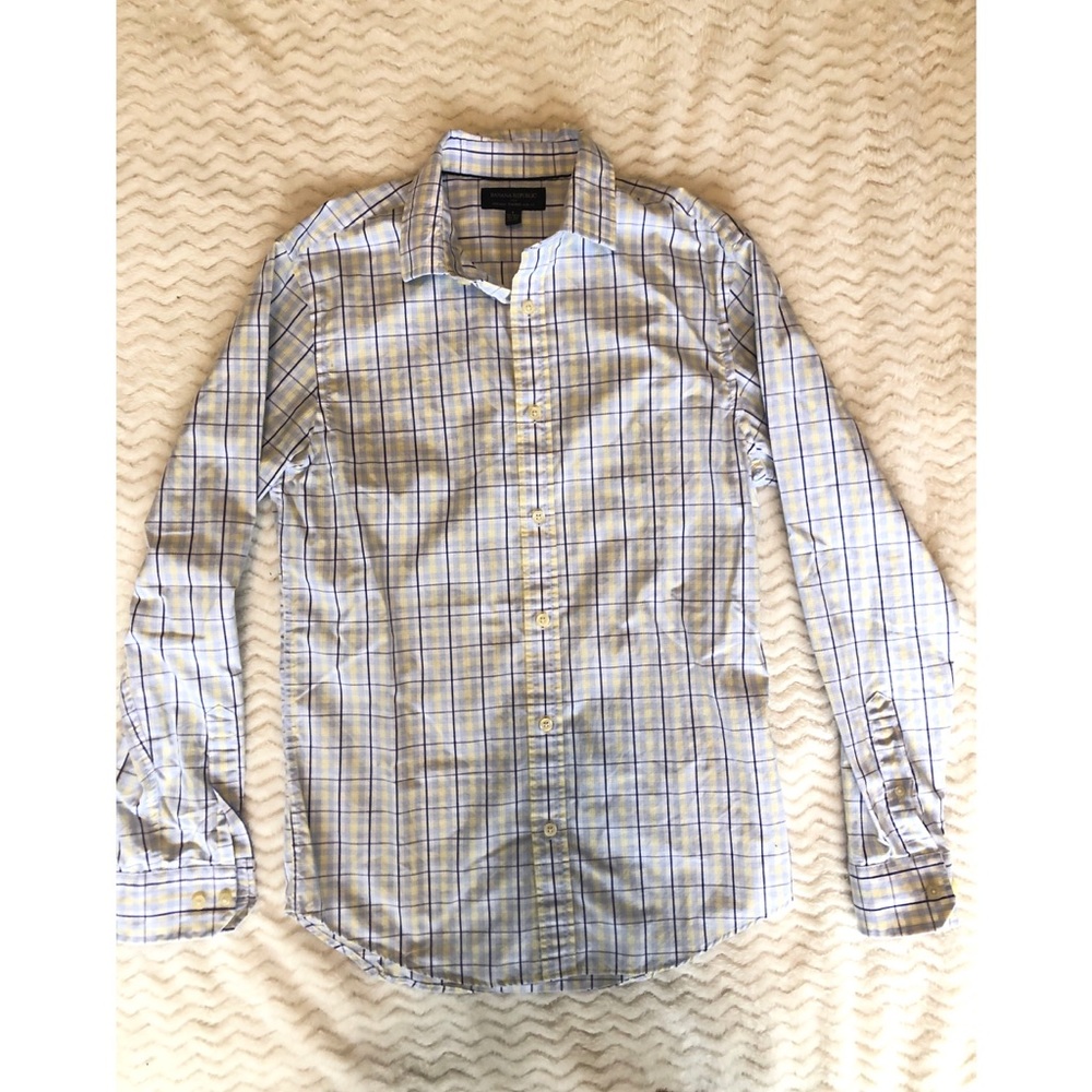 Banana Republic non iron tailored slim fit shirt